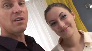 Диллон Дей - Волосатая киска и плотный анус!