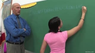 Канди Милан- трах с учителем