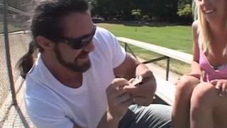 Трах с блондинкой Eden Adams!