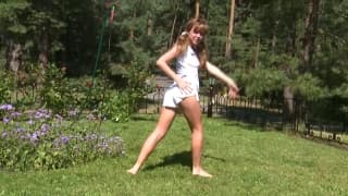 Ева любит быть на открытом воздухе