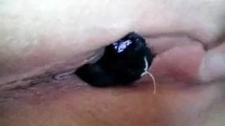 Мастурбация с близкого расстояния