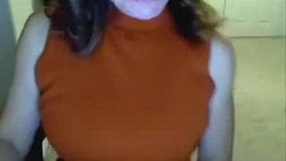 Красивая женщина с большой грудью!