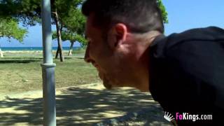 Милен Джонсон и два парня трахаются вместе