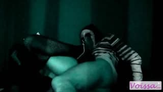 Любительский трах в маске