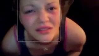 Она учится принимать всю сперму на своё лицо