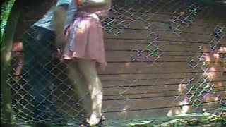 Ебля на улице ради этой грязной дешёвой шлюхи Ебля на улице ради этой грязной дешёвой шлюхи