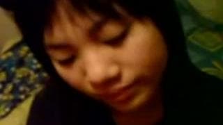 Красивая и горячая корейская девушка сосёт хуй