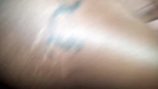 Трах в горячую чёрную задницу на камеру